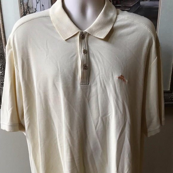 Tommy Bahama Other - Tommy Bahama Yellow Embroidered Marlin Logo Shirt